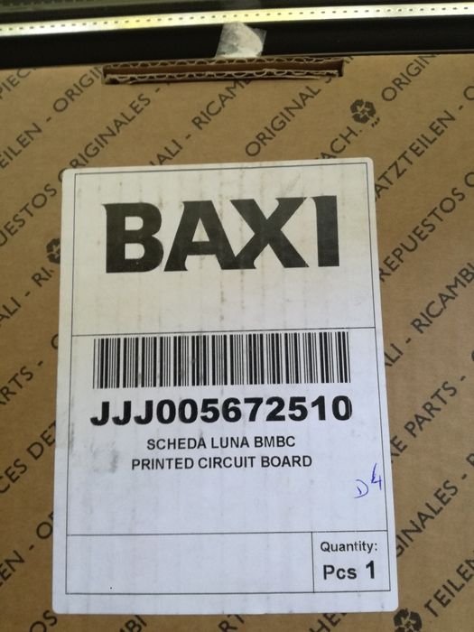 Vendo placa de caldeira baxi