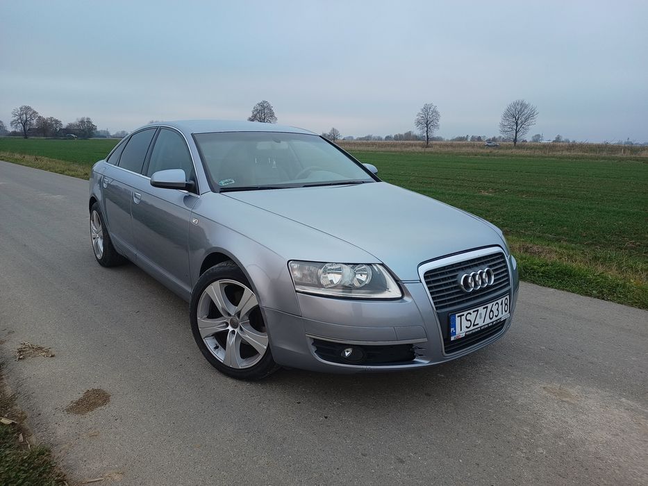 Audi A6 C6 2.0 TDi 140 KM Sedan Klimatyzacja Skóra Podgrzewane fotele