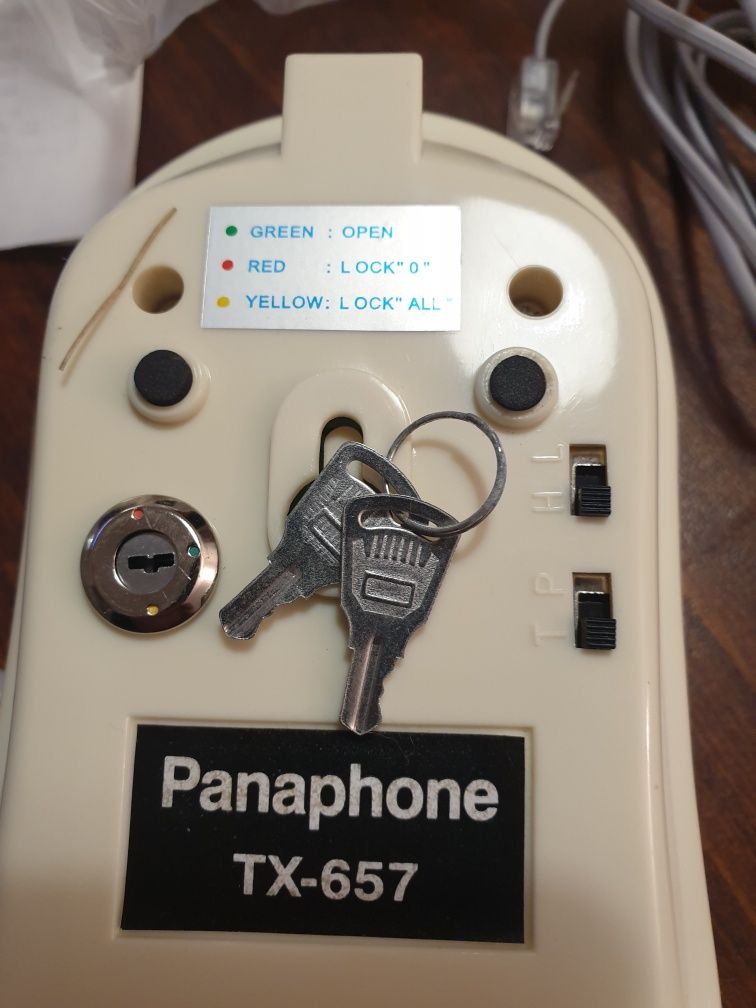 PANAPHONE TX-657 Telefon stacjonarny. Nowy.