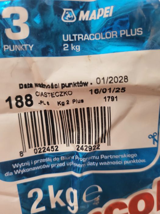 Fuga Mapei beżowa kolor 188 ok. kilograma