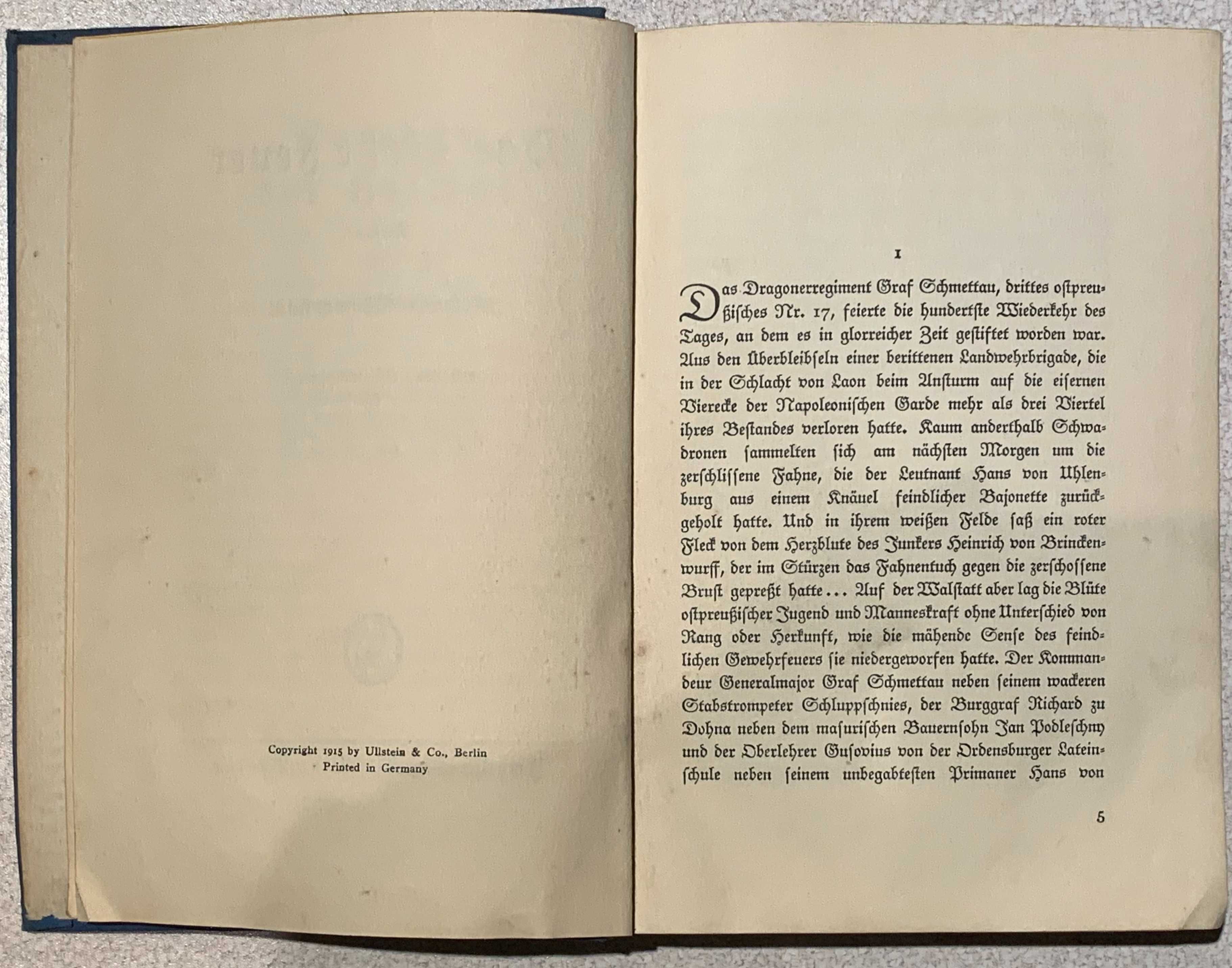 Das große Feuer | Richard Skowronnek | 1915 | Ullstein