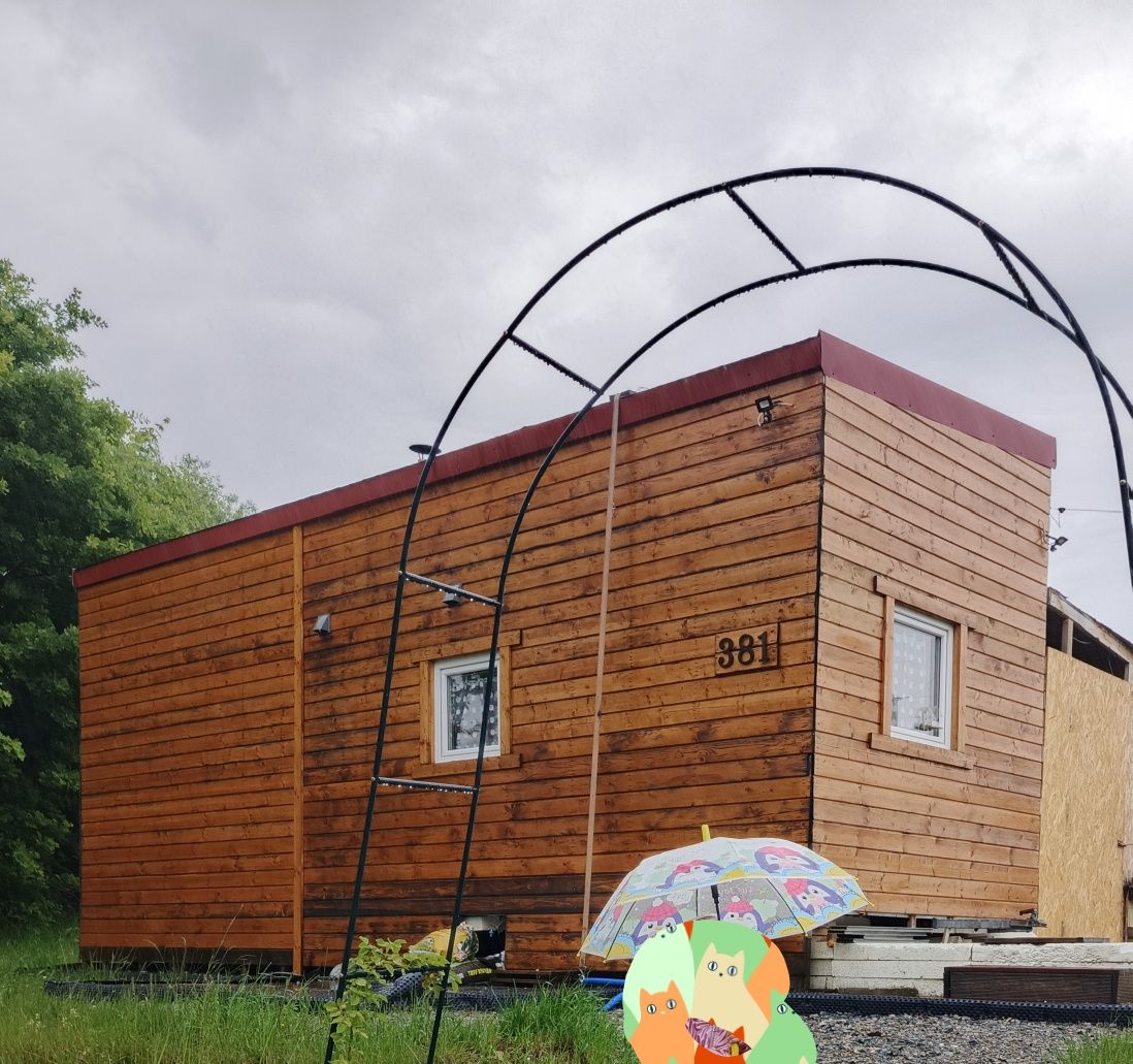 Drewniany Domek mobilny całoroczny 27m2
