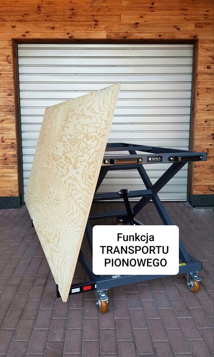 Stół roboczy warsztatowy, nożycowy DUO - pedały po bokach