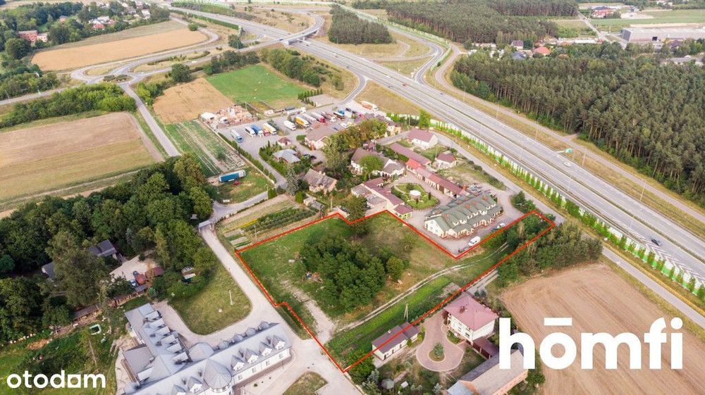 Grunt inwestycyjny przy trasie S8 Mop Zawada