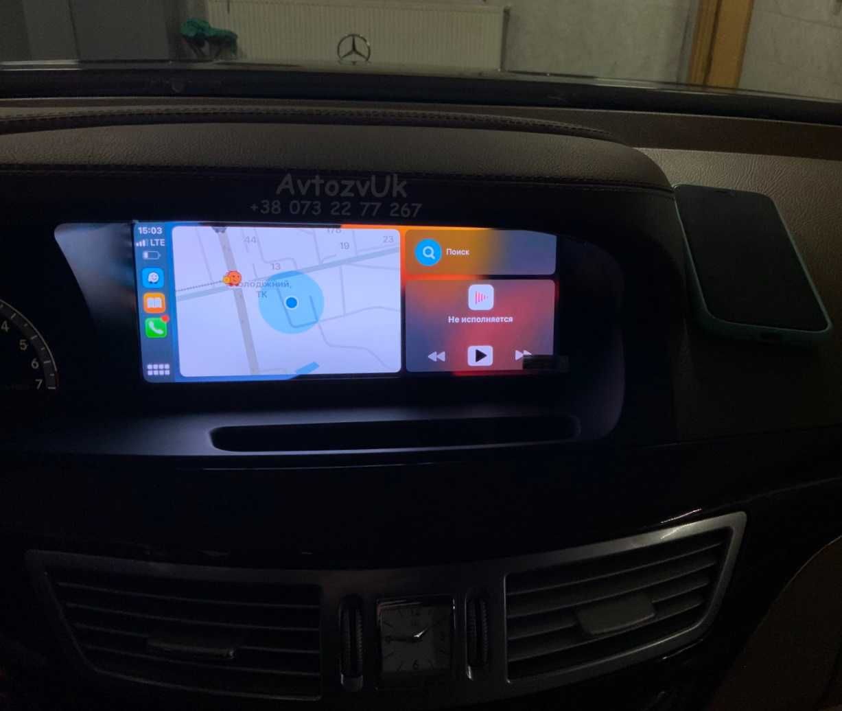 Дисплей w221 c216 Mercedes-Benz S350 Магнитола CL CDI Android CarPlay
