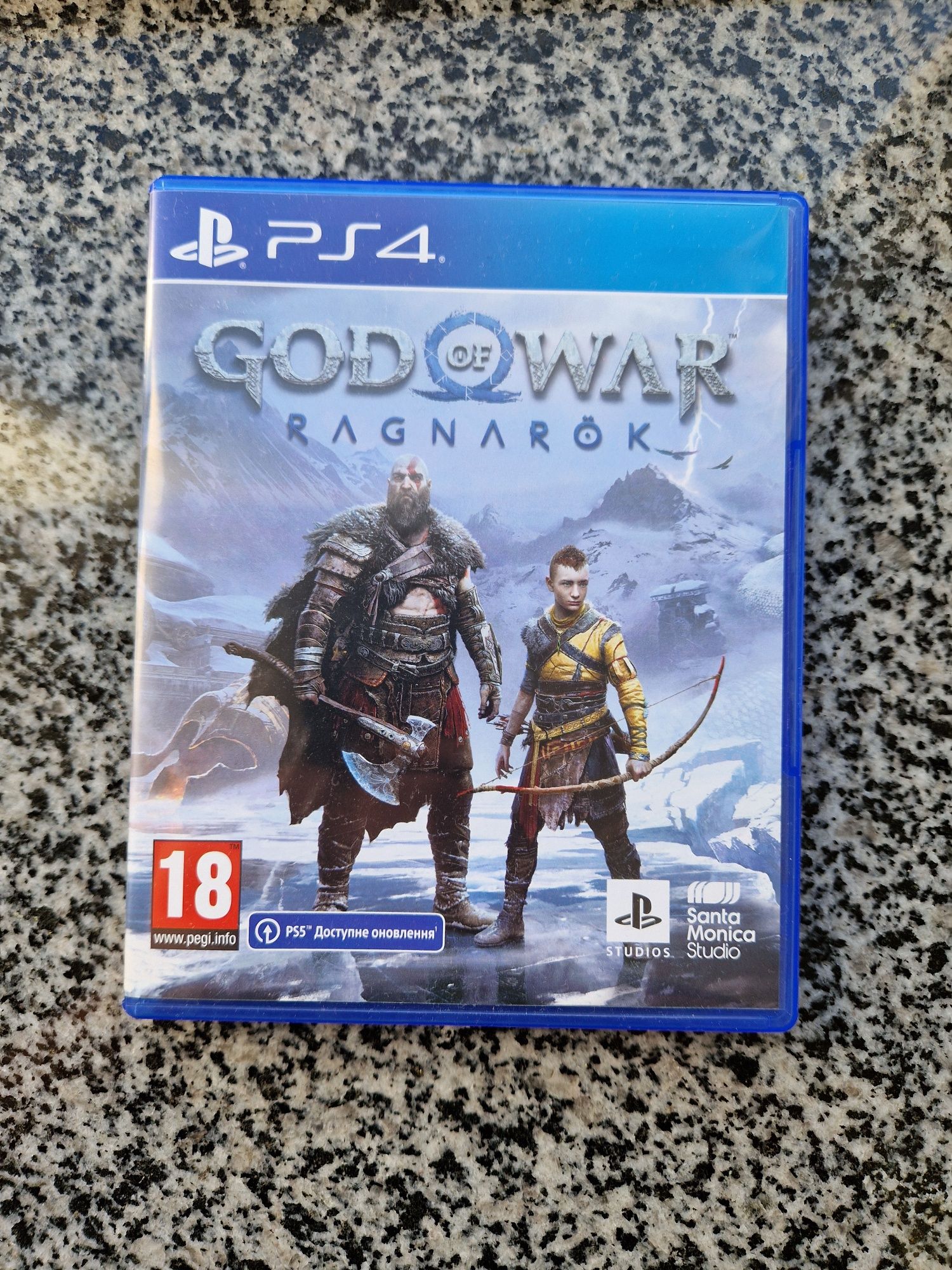 God of War Ragnarok для PS4 диск