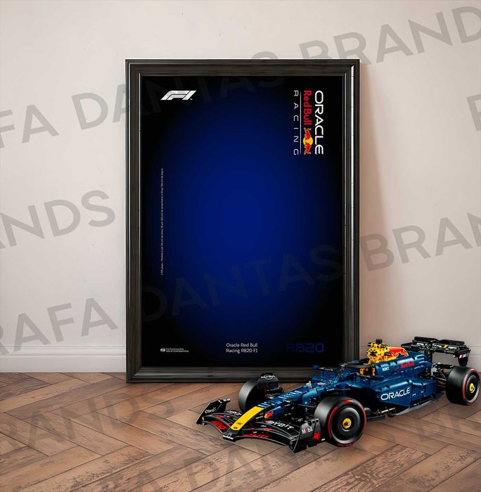 Poster para impressão Oracle Renault RedBull 20 F1 Lego MOD1