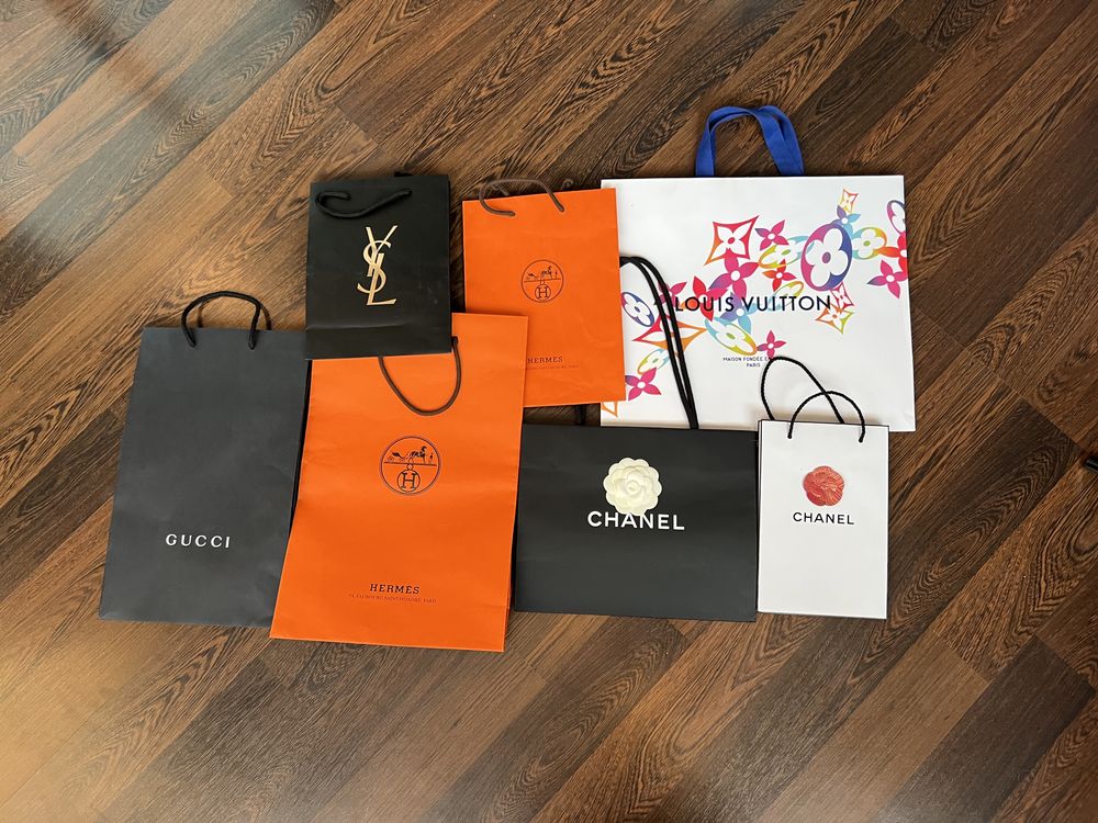 Фірмові пакети Hermes Chanel YSL Gucci Vuitton Dior