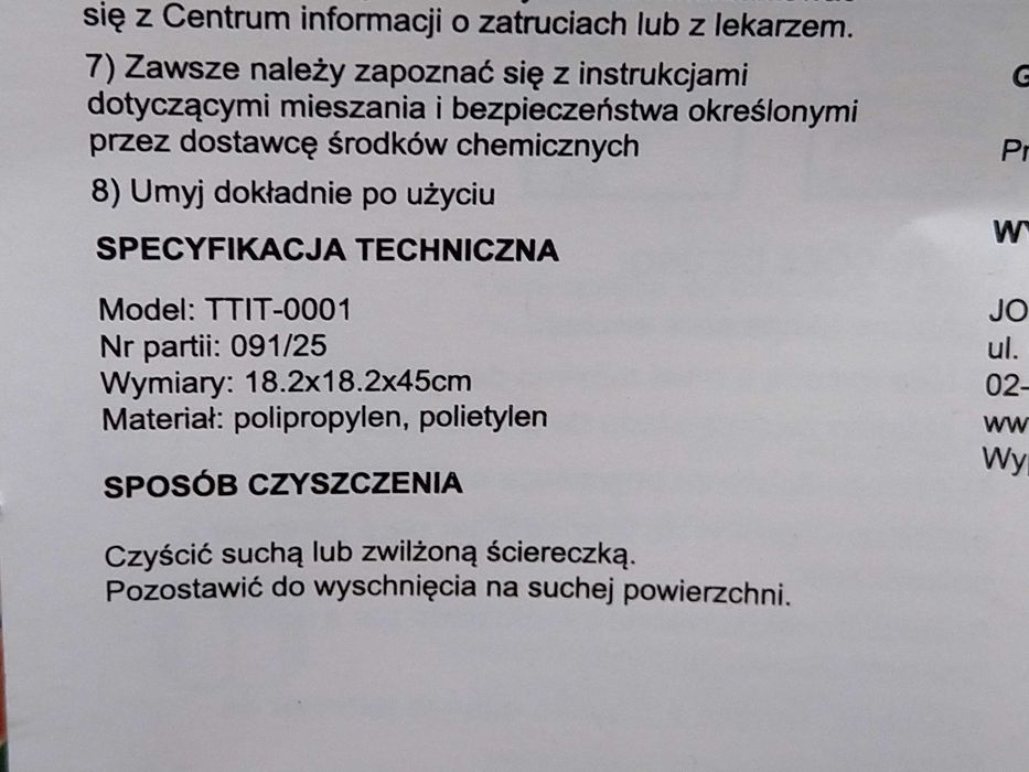OKAZJA Opryskiwacz ciśnieniowy z lancą 5L + pasek Wysyłam