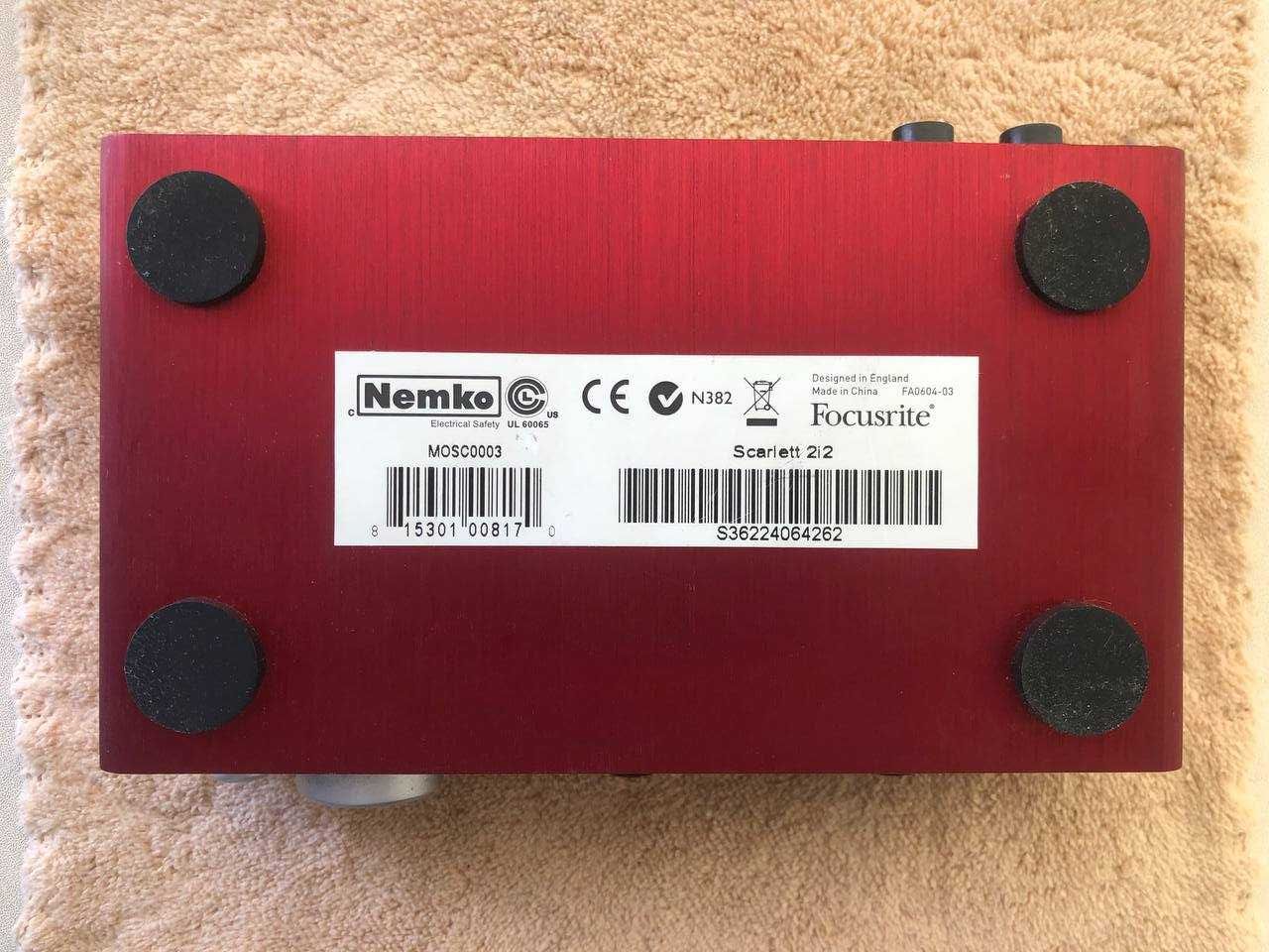 Scarlett Focusrite 2i2 (Original) Звукова карта, аудіоінтерфейс
