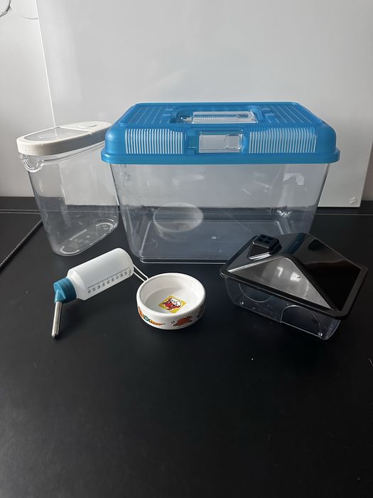 Transporter dla chomika gryzonia małe tymczasowe akwarium