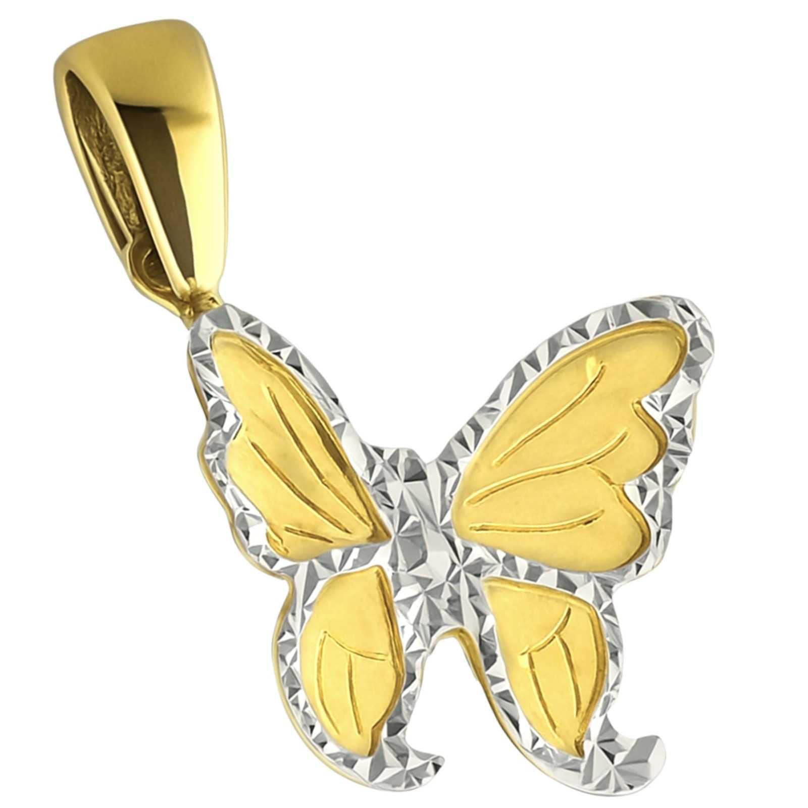 Złota Zawieszka Motyl | Nowa | 585 | 0.86G |