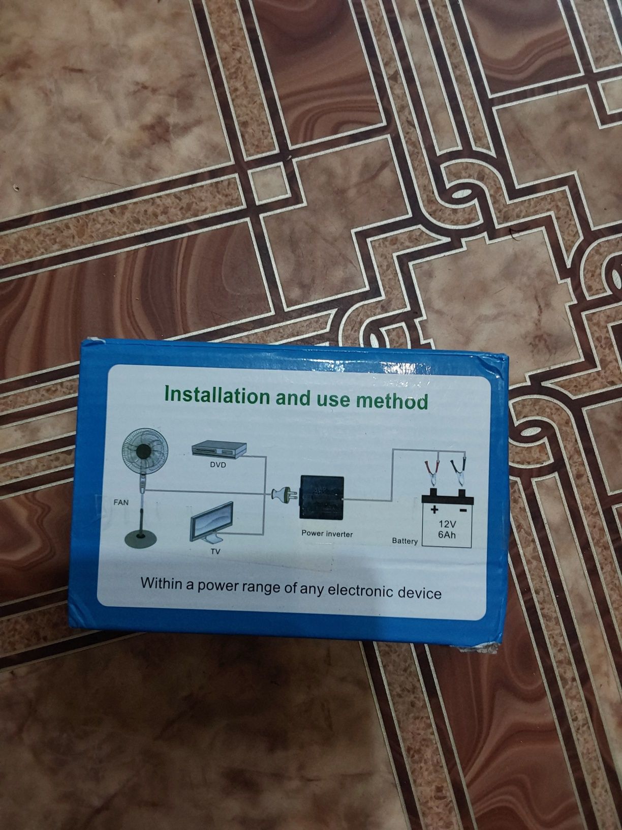 Инвертор преобразователь напряжения 12V 220V 180W