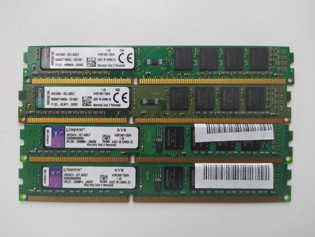Оперативная память для компьютера 4 Gb, RAM DDR3, память для ПК