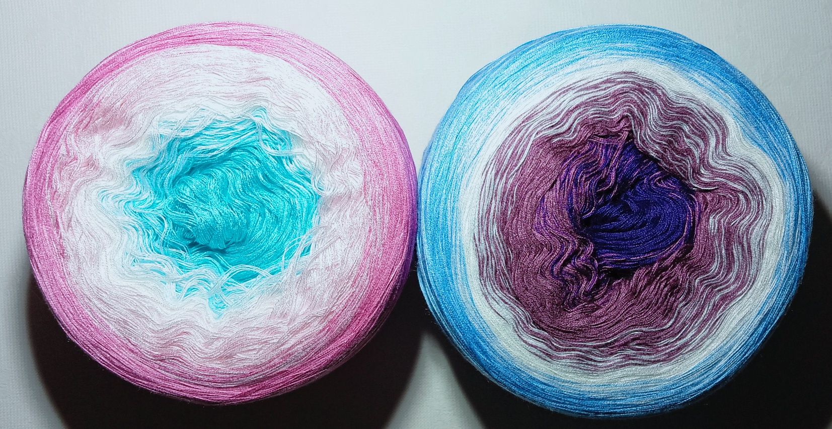 Włóczki ombre zestaw 2 motków po 300 g