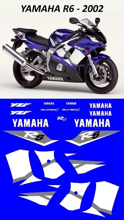 Kit Autocolantes Yamaha R6