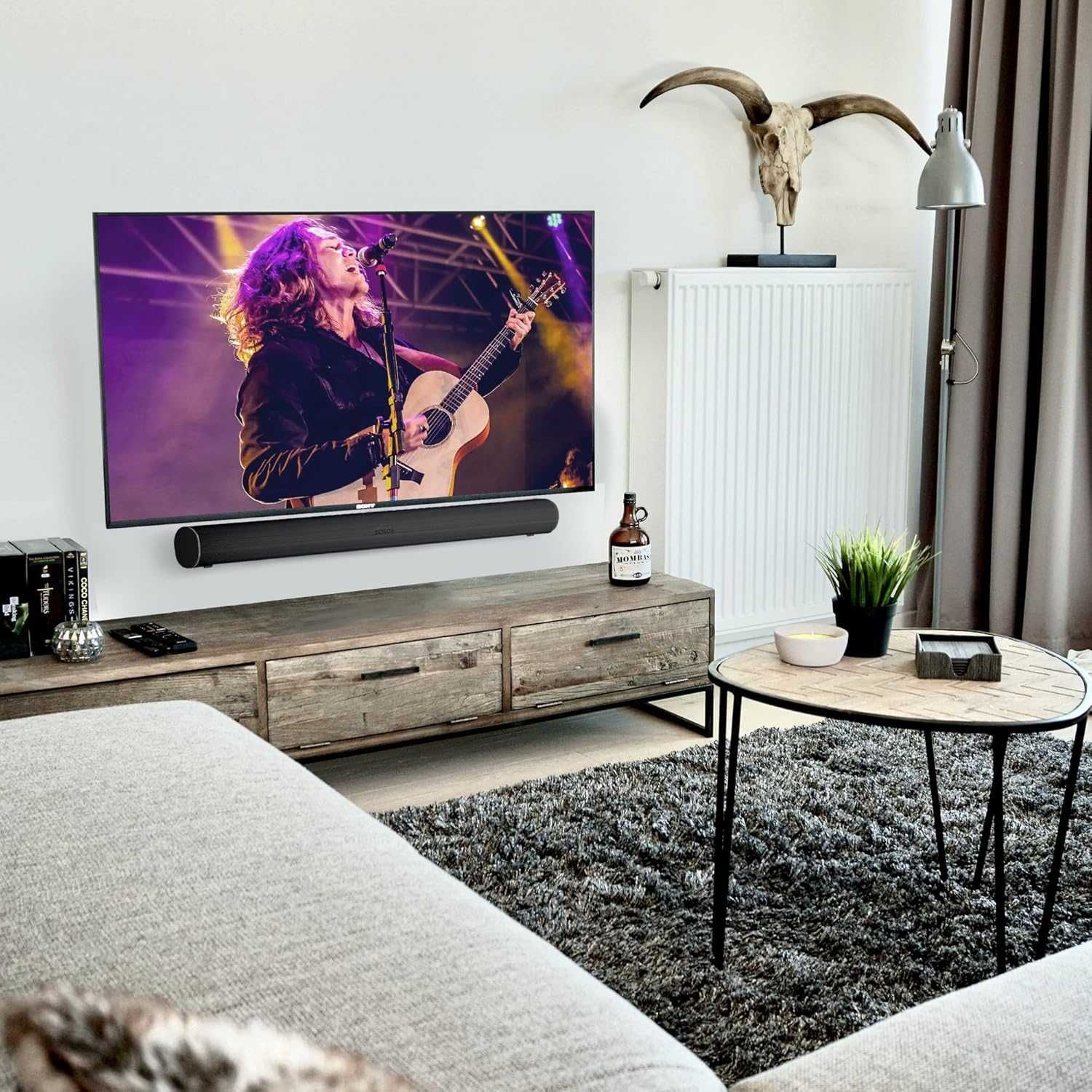 Uchwyt ścienny SONOS Arc biały regulowana głębokość SOUND BASS