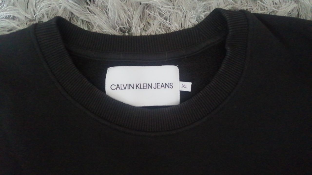 Sukienka, bluza, tunika czarna, Calvin Klein Jeans, XL nowa