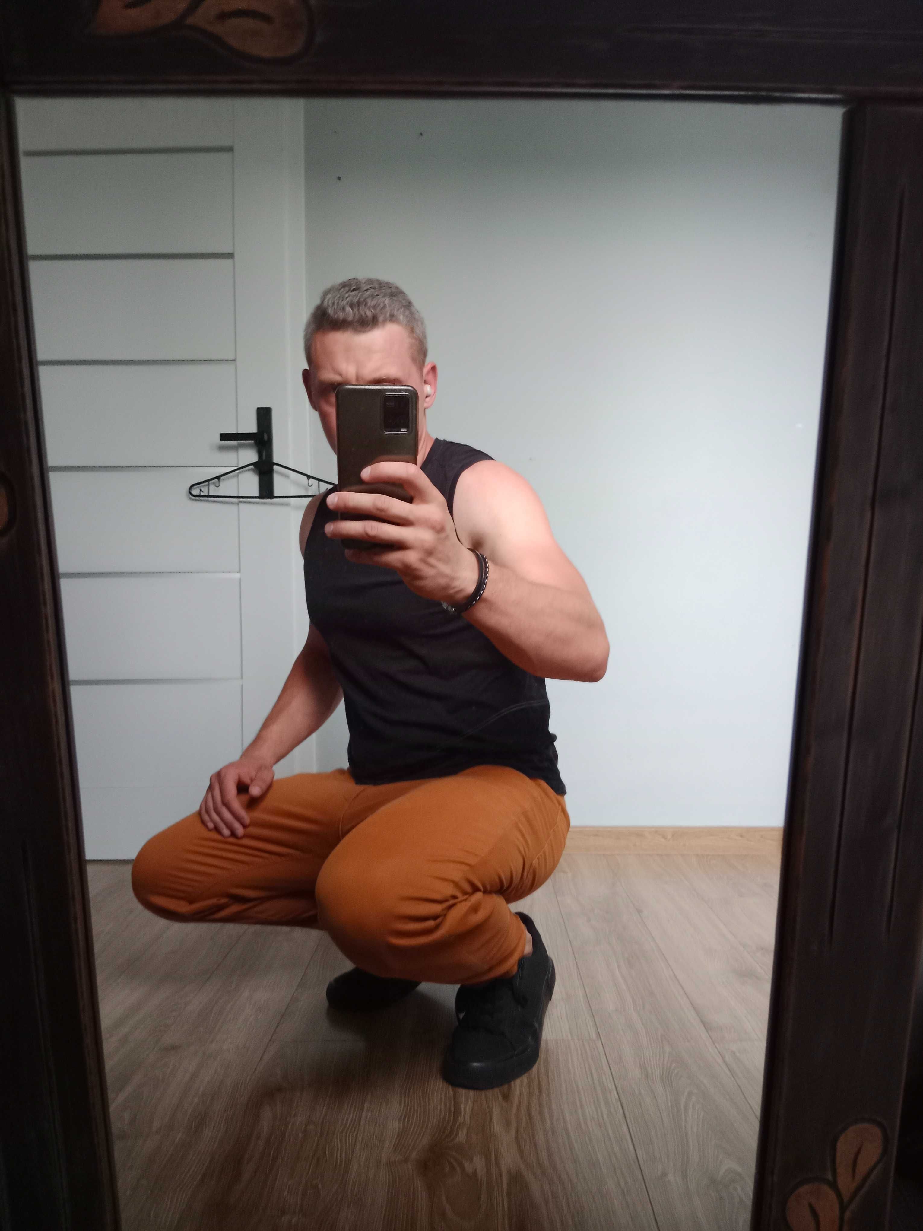 Spodnie Męskie Carrot Reserved Rozmiar M Nowe z Metką Bawełna