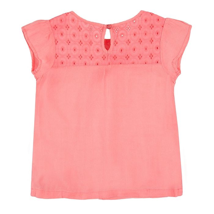 COOL CLUB bluzka z krótkim rękawem morelowa 158