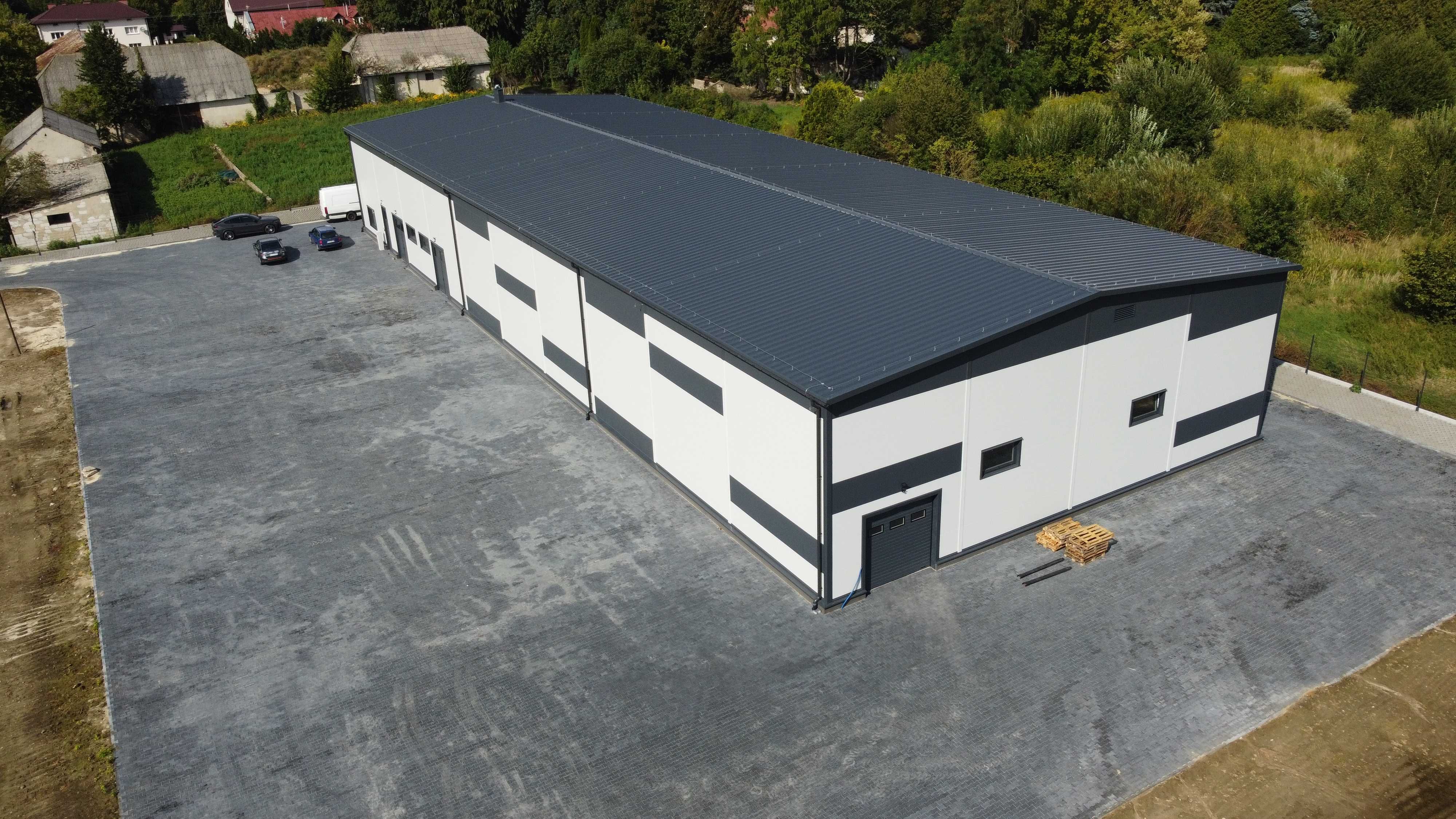Hala magazynowa ocieplana 1331 m2 22x60,5x7,4