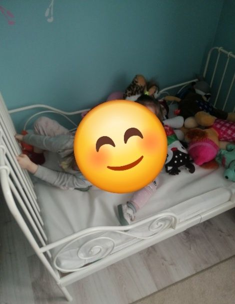 Sprzedam Regulowaną rame łóżka Minnen z ikea 80×200
