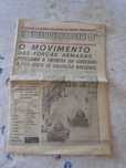 raro jornal 25 de abril 1974 encontro tanques Salgueiro Maia foto capa