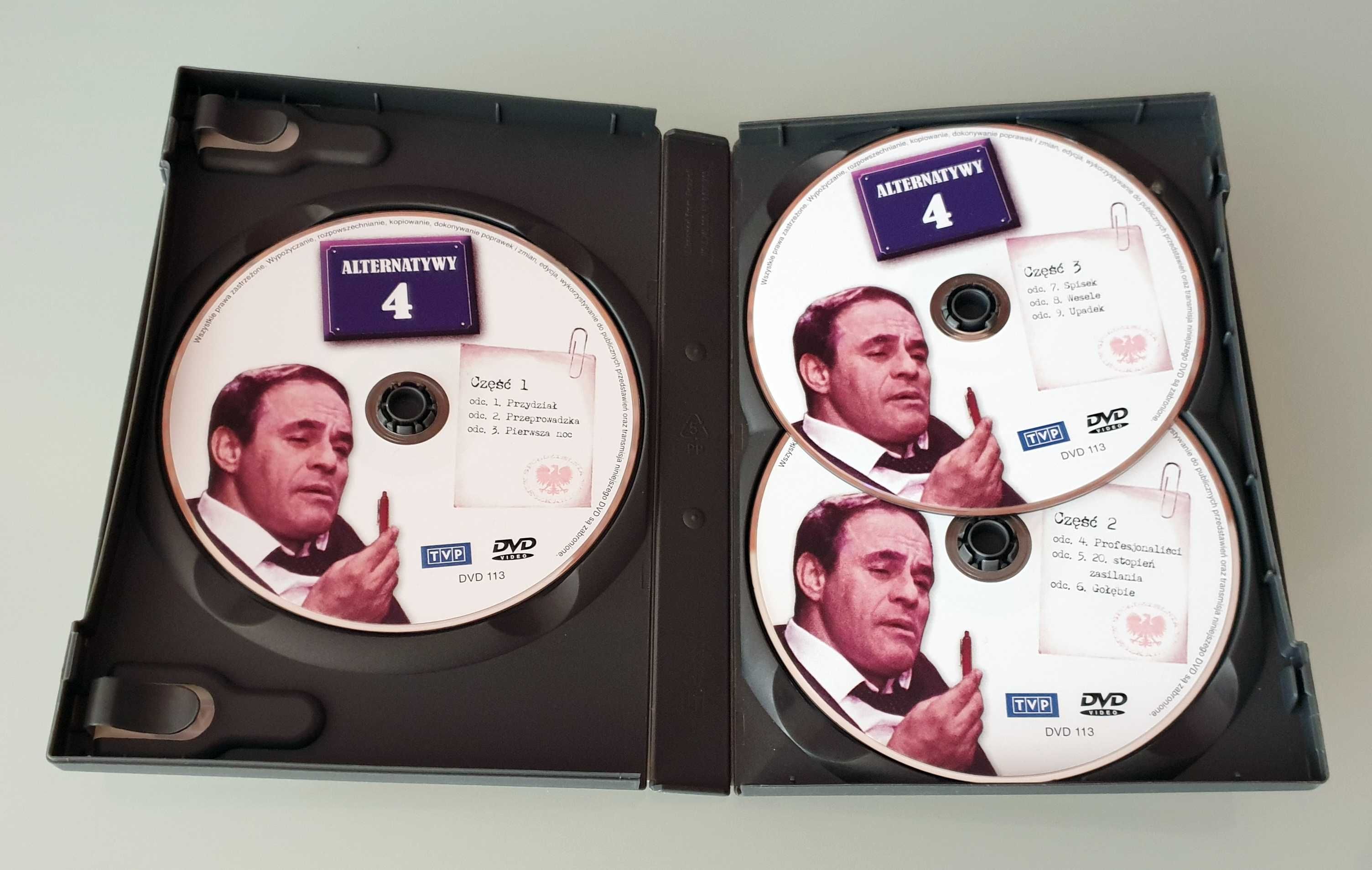 Płyta DVD / serial, komedia "Alternatywy 4" (Bareja, Wilhelmi)