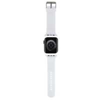 Pasek Karl Lagerfeld 3D Rubber na Apple Watch - Biały, 42/44/45/49mm
