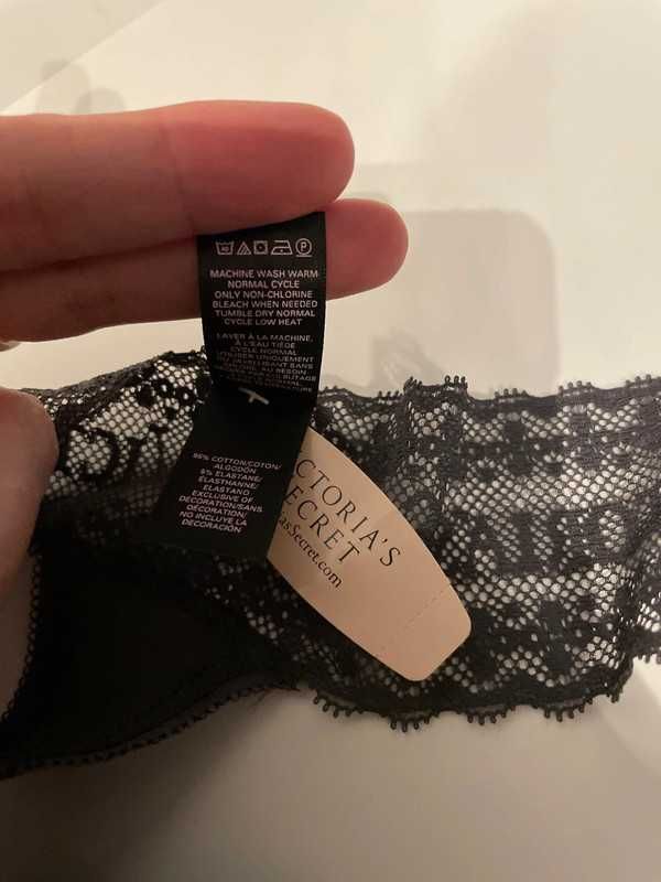 Victoria’s Secret bielizna majtki stringi nowe r M 38 logowane prezent