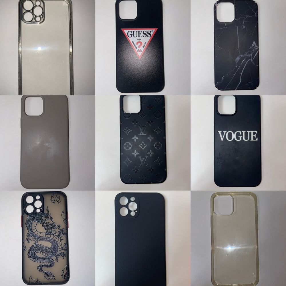 Case casey etui obudowa obudowu na iPhone 12 Pro 12 sztuk zestaw modne