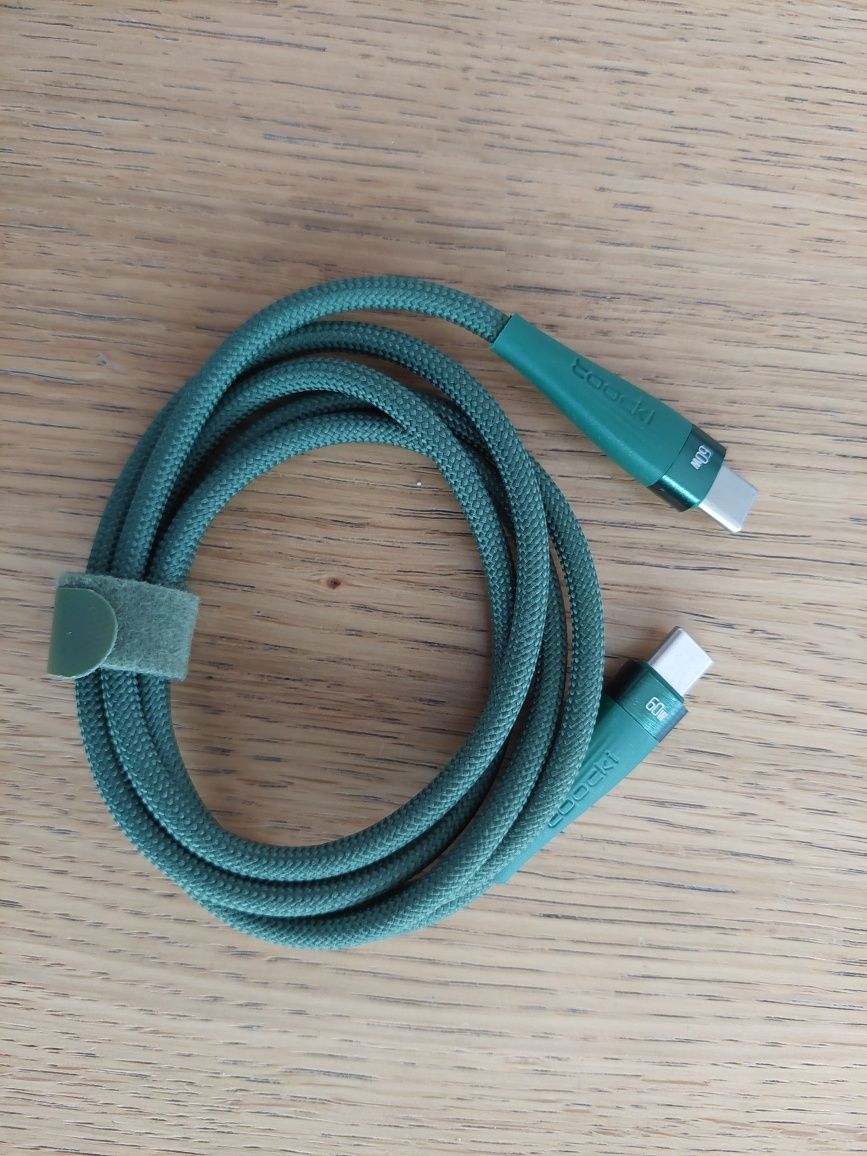 Kabel USB C - USB C 1m w oplocie nylonowym 60W