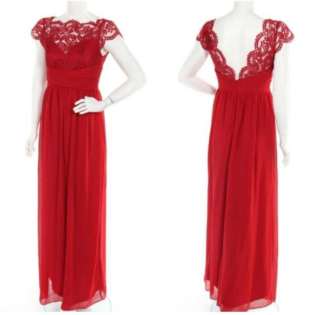Червона сукня на випускний 46 48 розмір