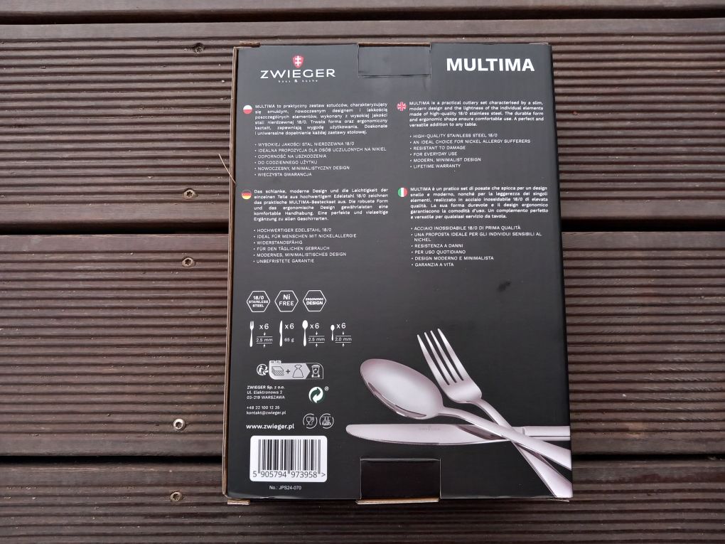 Sztućce Zwieger Multima 24 elementy