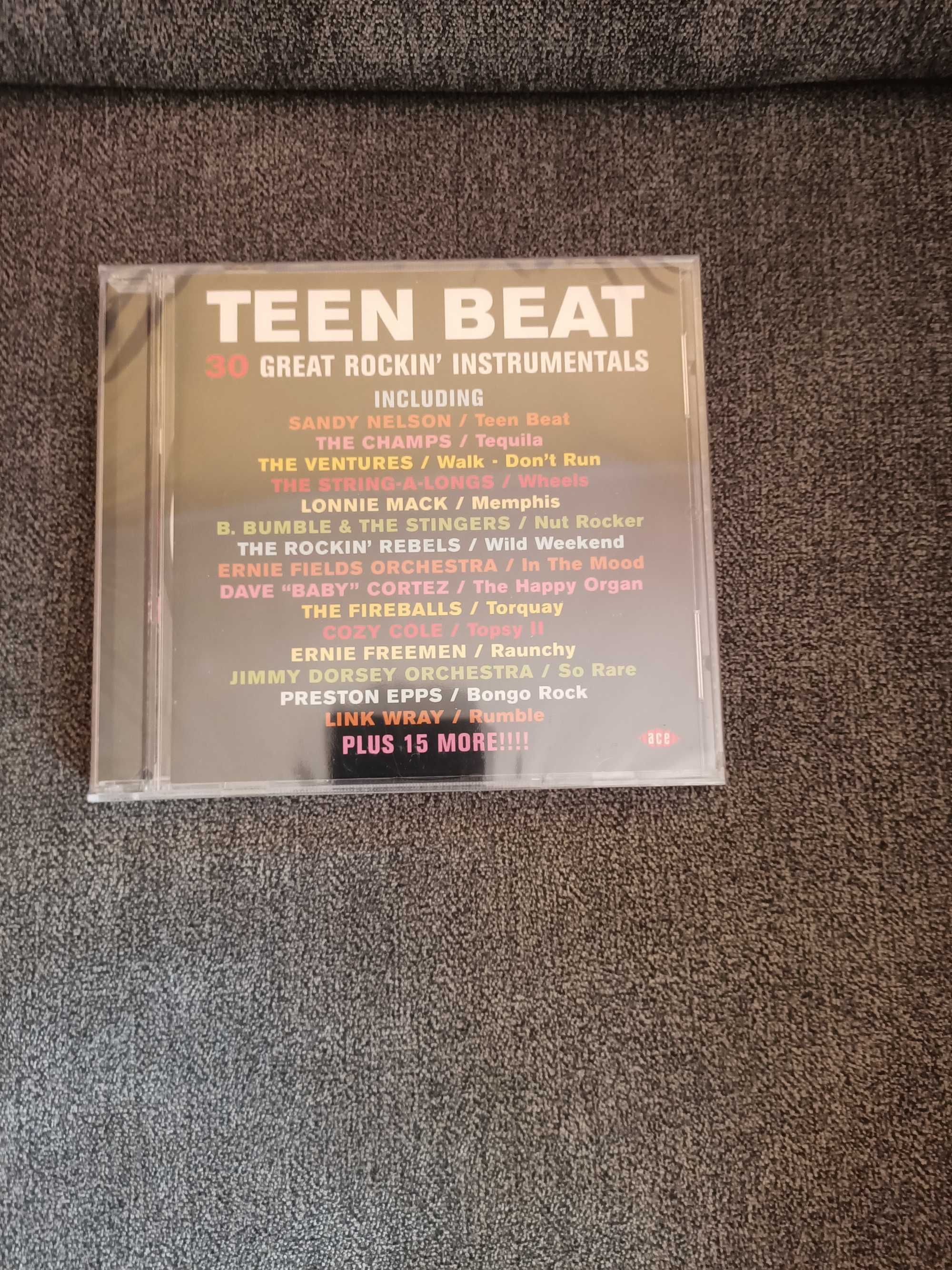 Various Teen Beat: 30 GREAT ROCKIN' INSTRUMENTALS - CD, nowa, folia