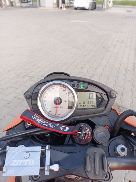 Kawasaki Z750 po serwisie, nowy lakier, dodatki