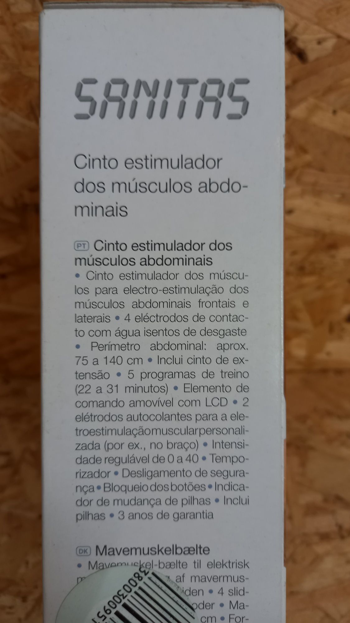 Estimulador músculos abdominais frontais e latetais