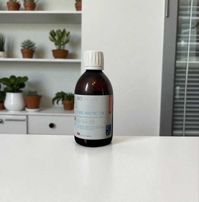 Olej omega-3 eqology pure arctic oil pomarańczowy z witaminą D3