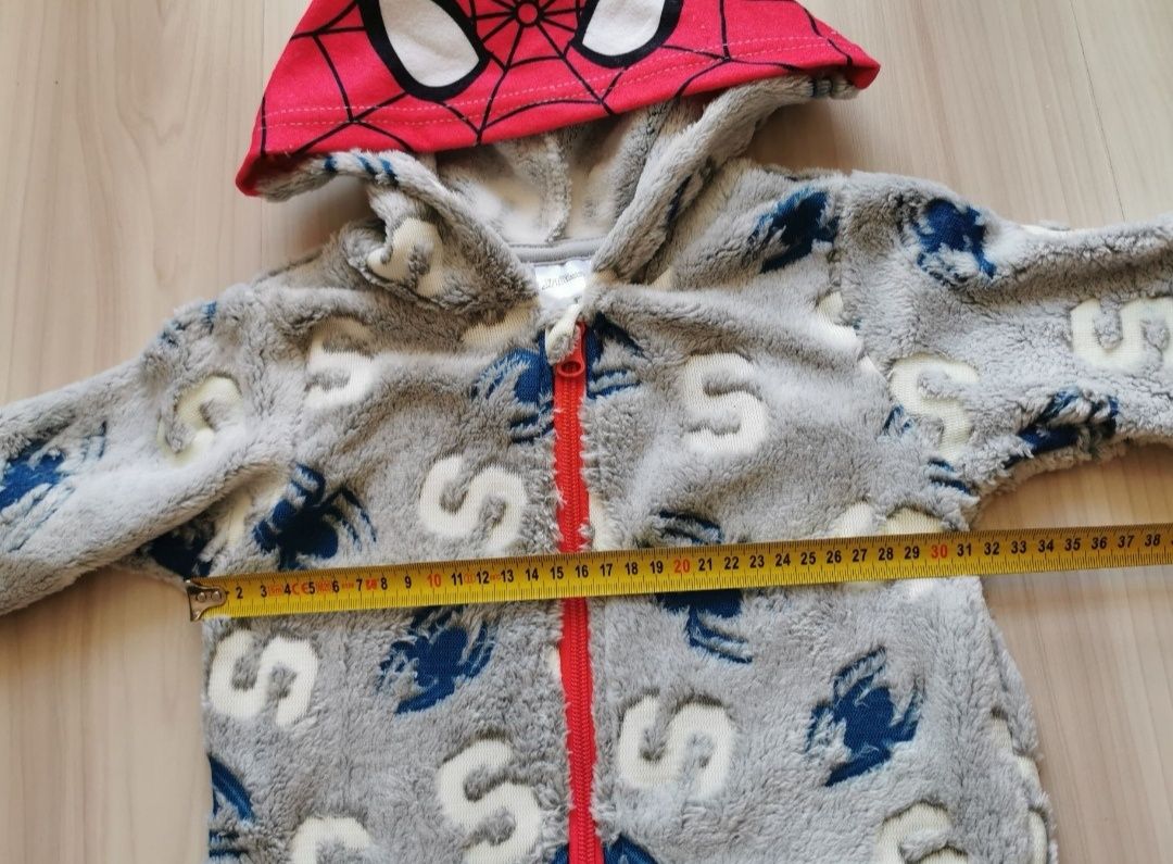 Piżamka spiderman nowa świecącą 98-104 prezent