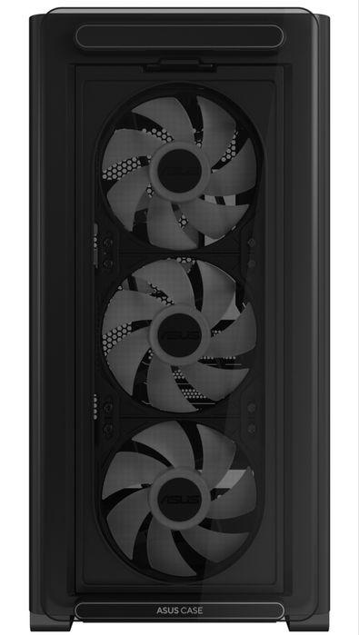 Корпус ASUS A23 PLUS Black з RGB підсвіткою та скляною панеллю