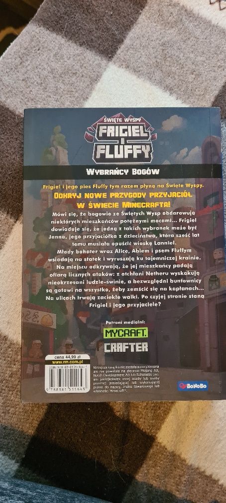 Książka Minecraft Frigiel i Fluffy Wybrańcy Bogów i Powrót Smoka Kresu