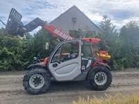 Ładowarka teleskopowa Manitou Mt 625 waska niska silnik kubota 80km
