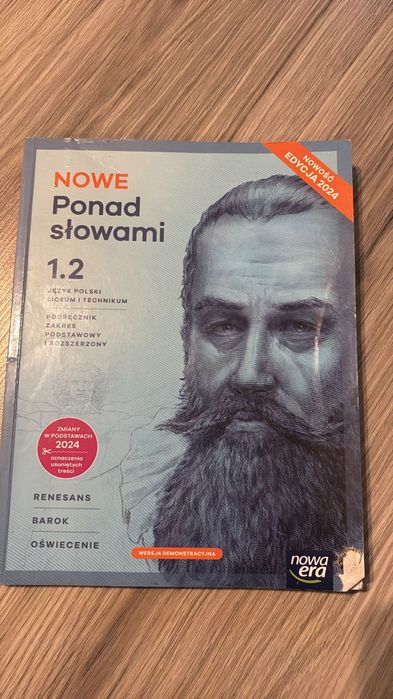 Podręcznik do języka polskiego Nowe Ponad słowami 1.2