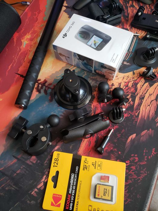 Розширений комплект! Екшн-камера DJI Osmo 360 (8K 360 градусів)