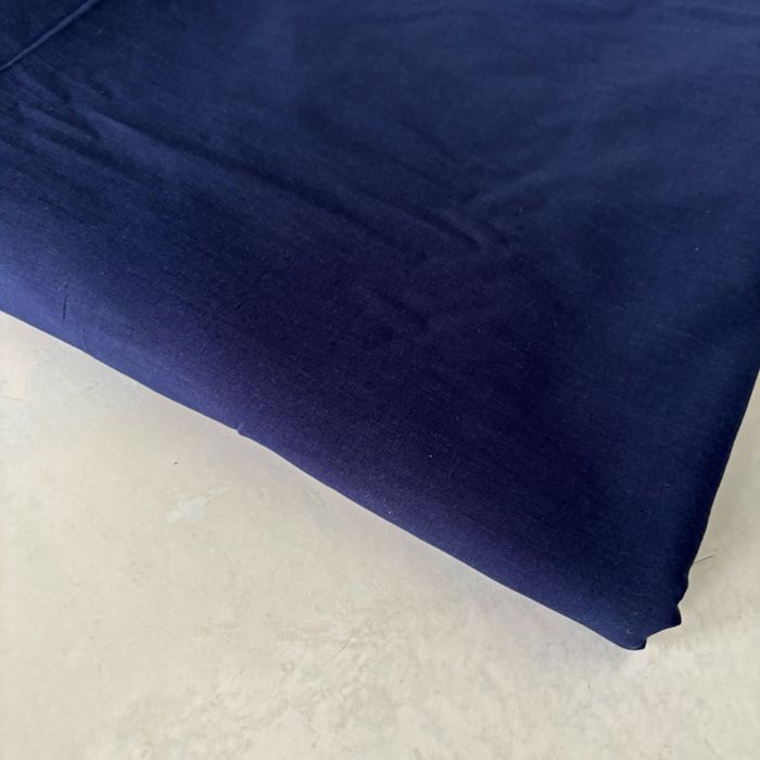Tkanina bawełniana, granatowa, koszulowa - 5,5 metra