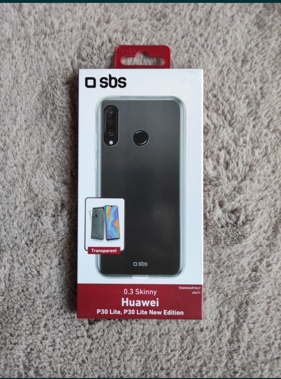 SBS Etui 0.3 Skinny Huawei P30 Lite Przeźroczyste (Nowe)