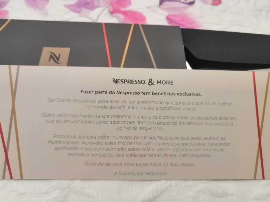 Colher de degustação da Nexpresso - Nova na caixa