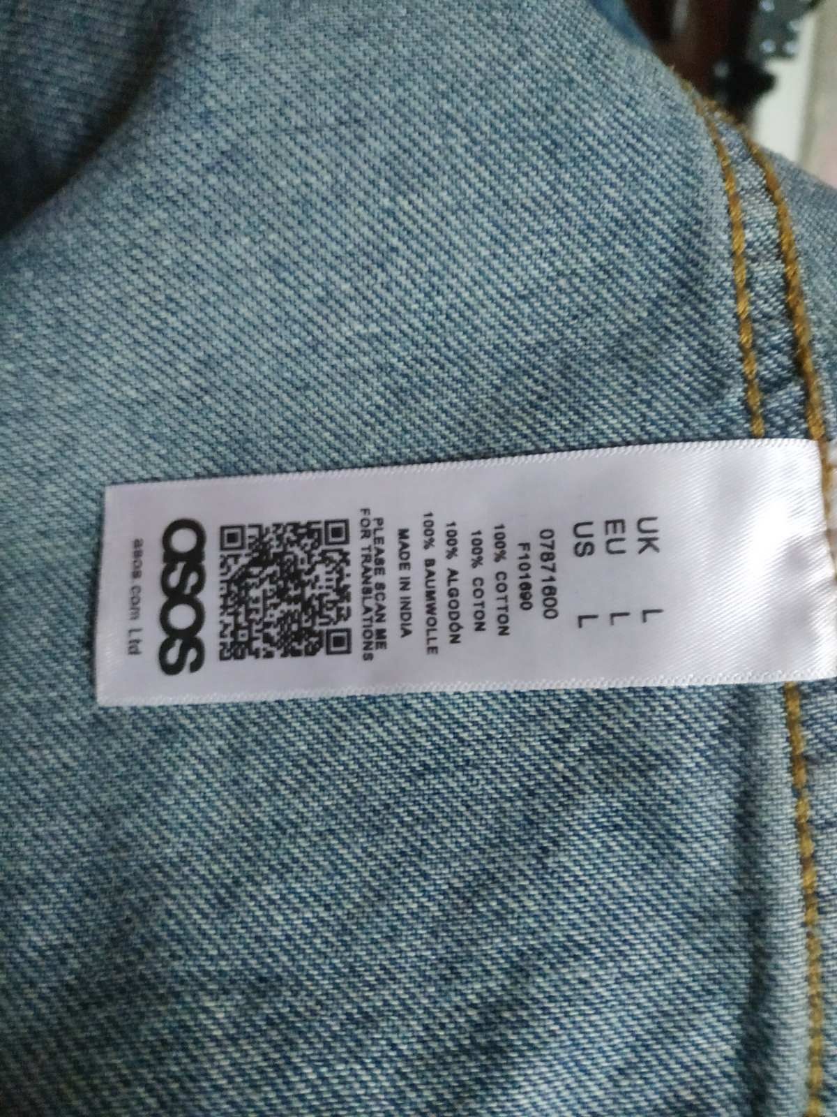 джинсова куртка asos