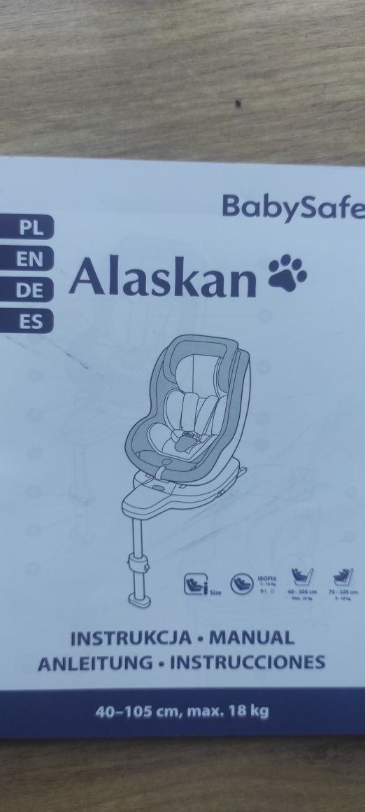 Fotelik baby safe alaskan na gwarancji