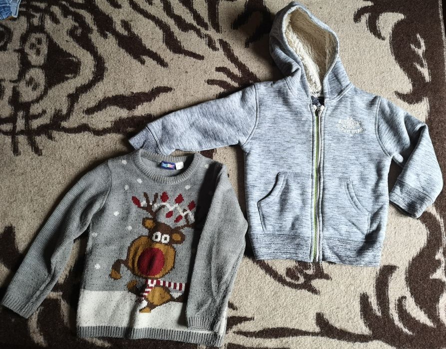 Next, Lupilu sweterek i bluza ocieplana